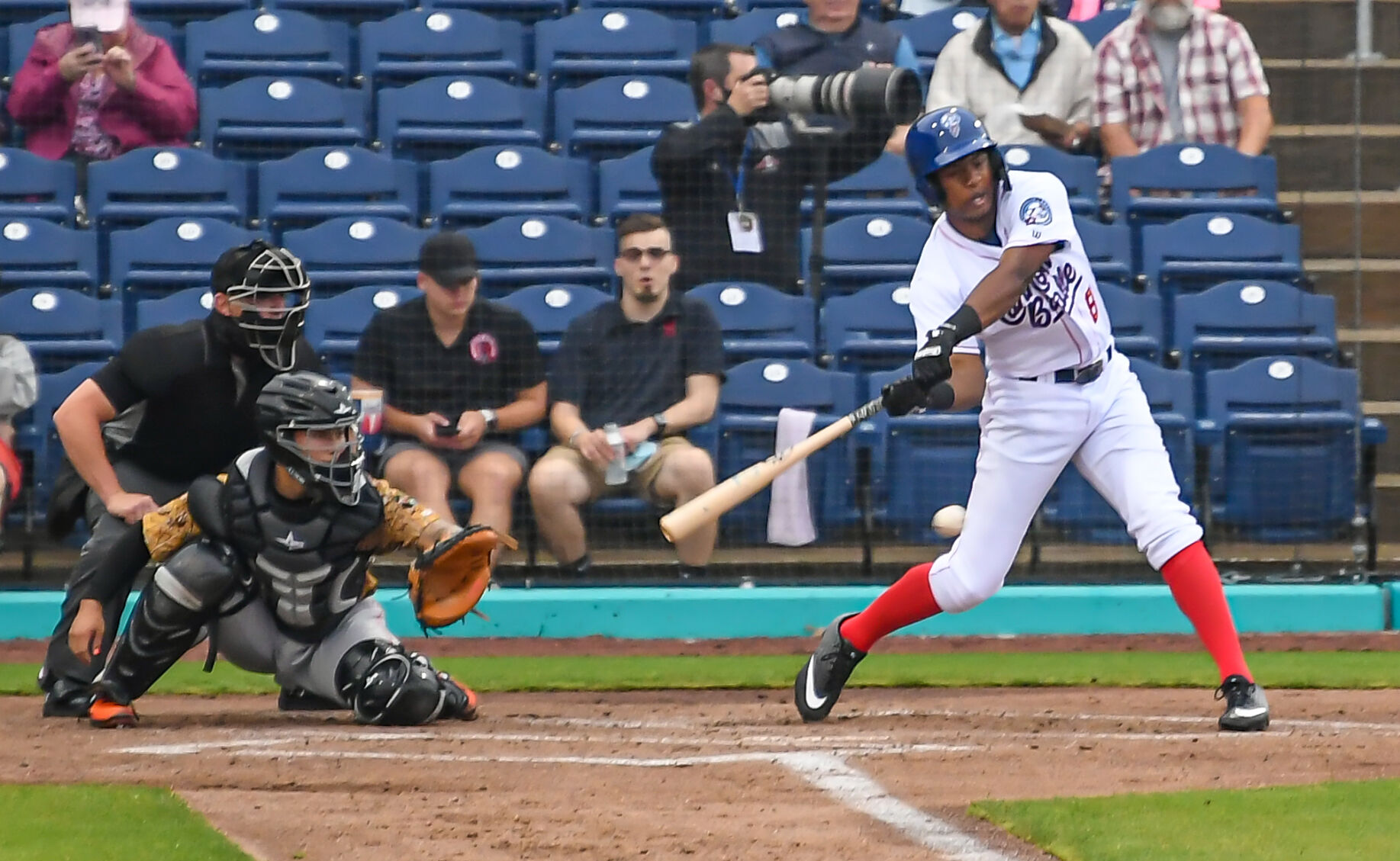 The Kannapolis Ballers lost their home opener 8-4 to the Wood Ducks.